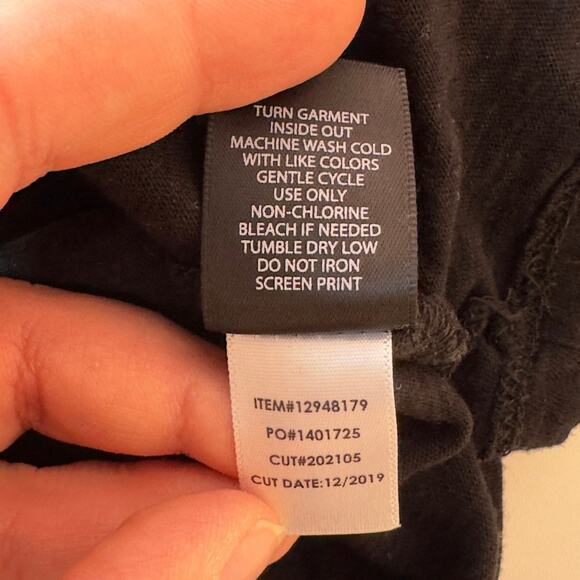 Torrid Black Moon & Sun Slub Jersey Cutout Off Shoulder Tee Size 3 Celestial - Picture 8 of 10